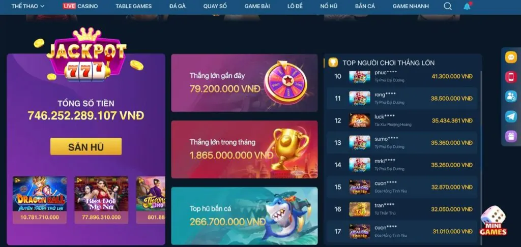 Các trò chơi đa dạng tại 365bet Casino
